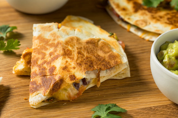 Air Fryer Quesadillas Recipe With Beans & Cheese