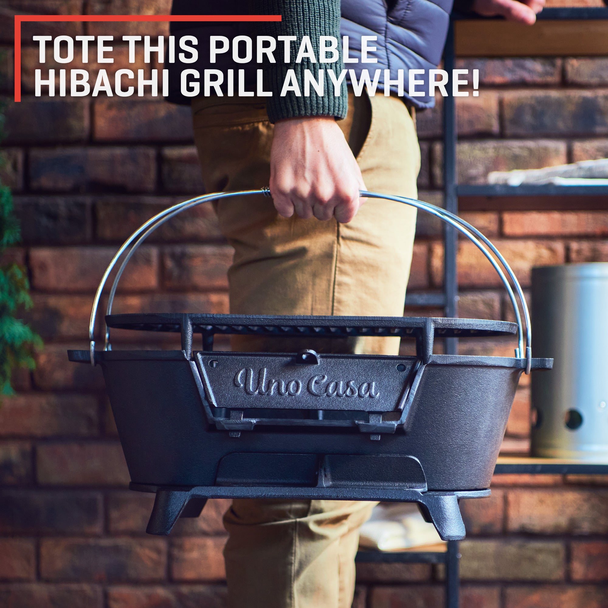 Cast Iron Hibachi Grill for Hibachi at Home - Uno Casa