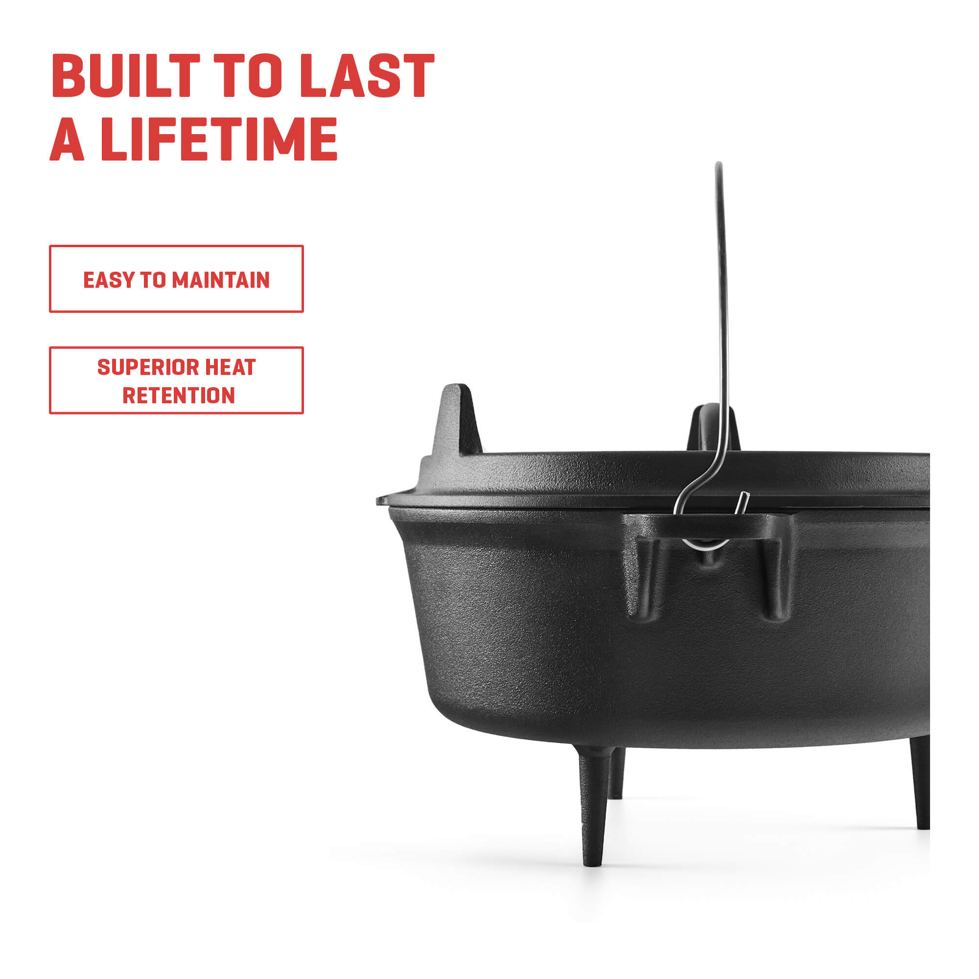 camping dutch oven side