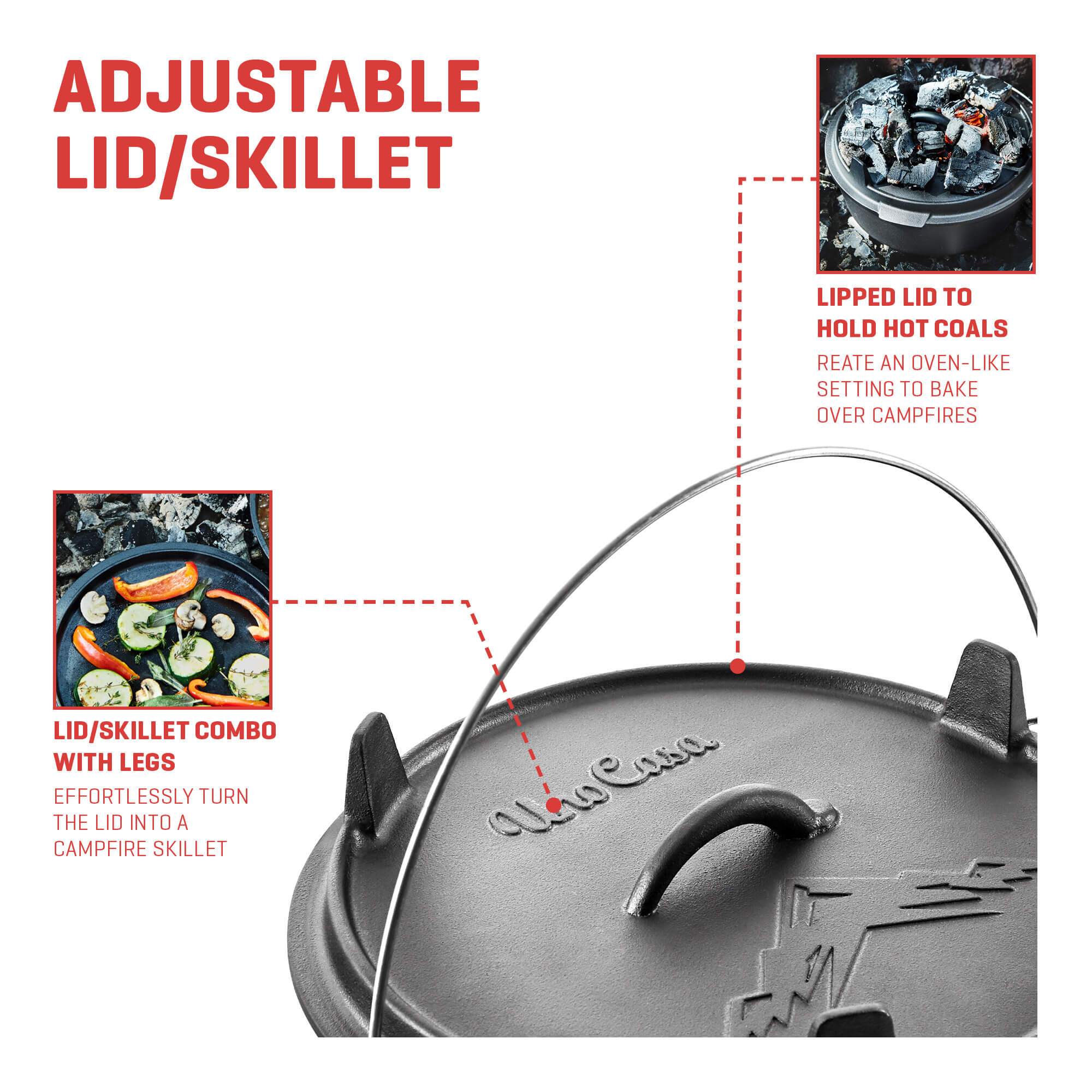 camping dutch oven lid