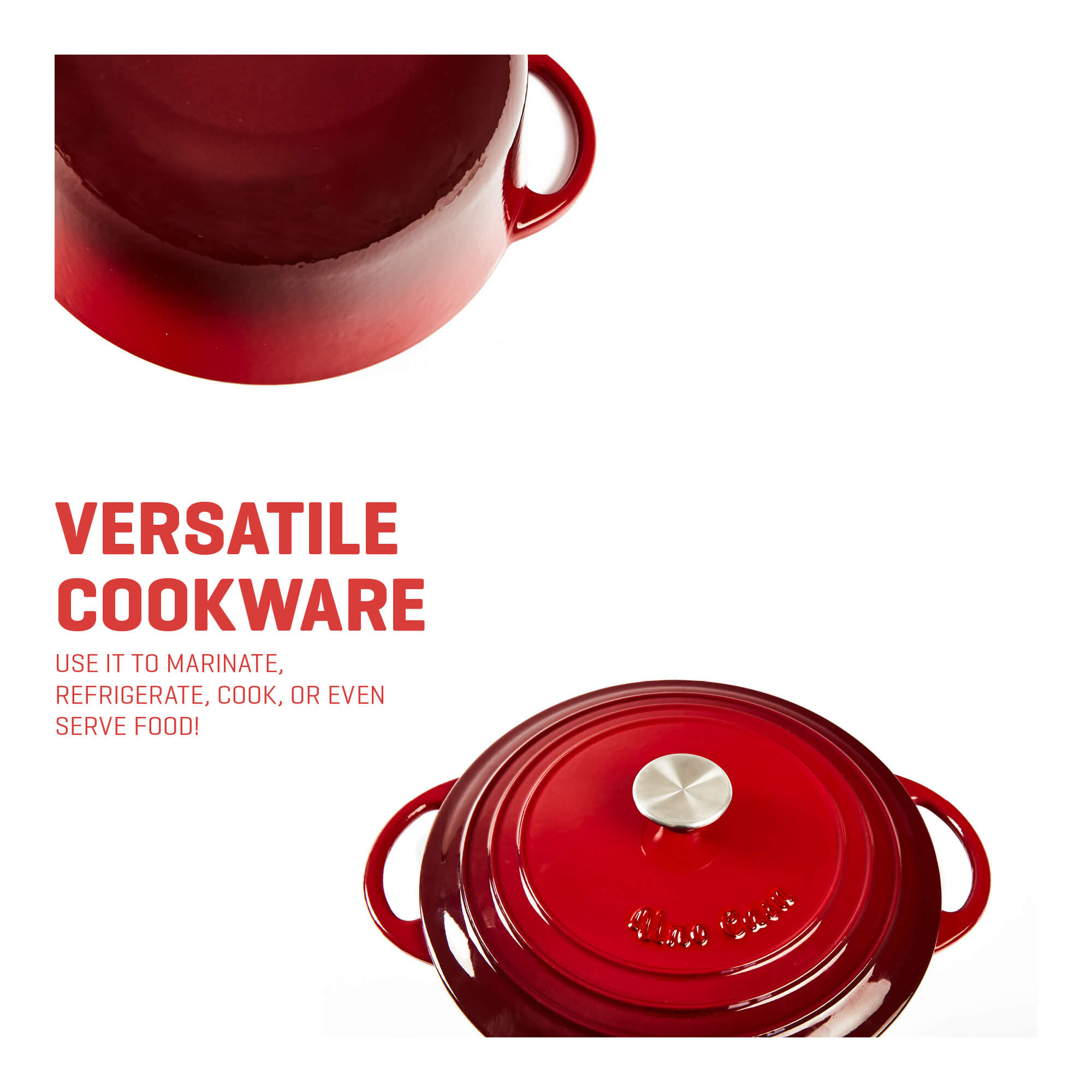 enameled cast iron dutch oven cooking versatile