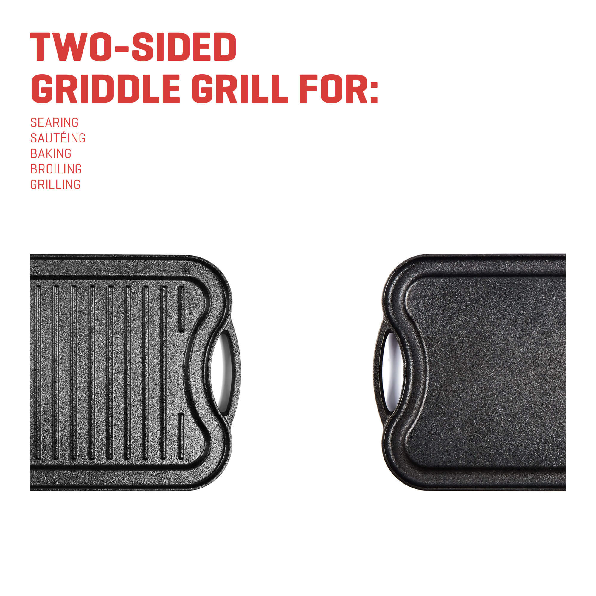 cast iron griddle handle