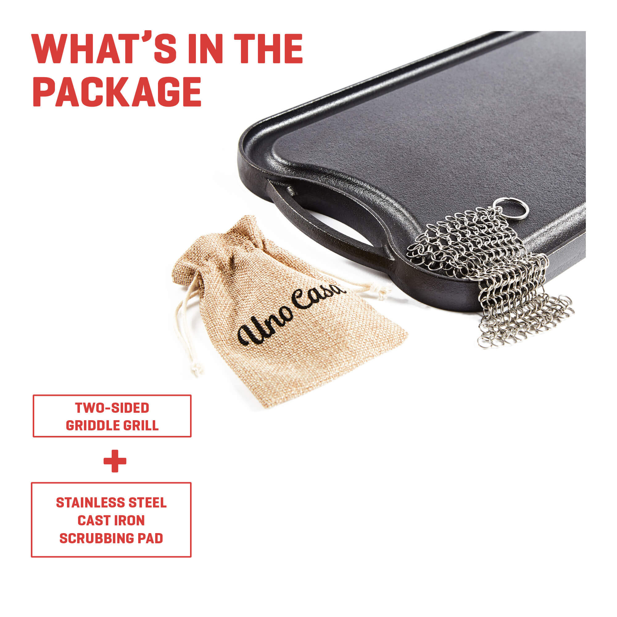 cast iron griddle parts