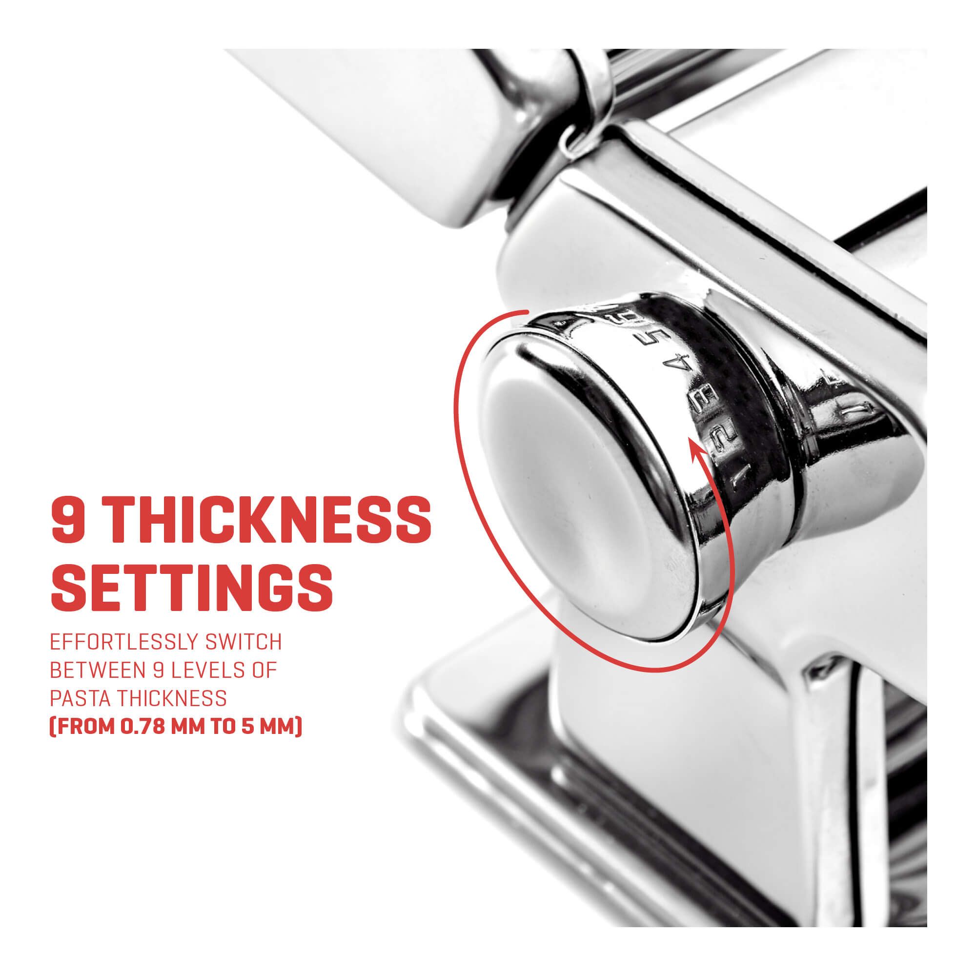 pasta maker 9 settings