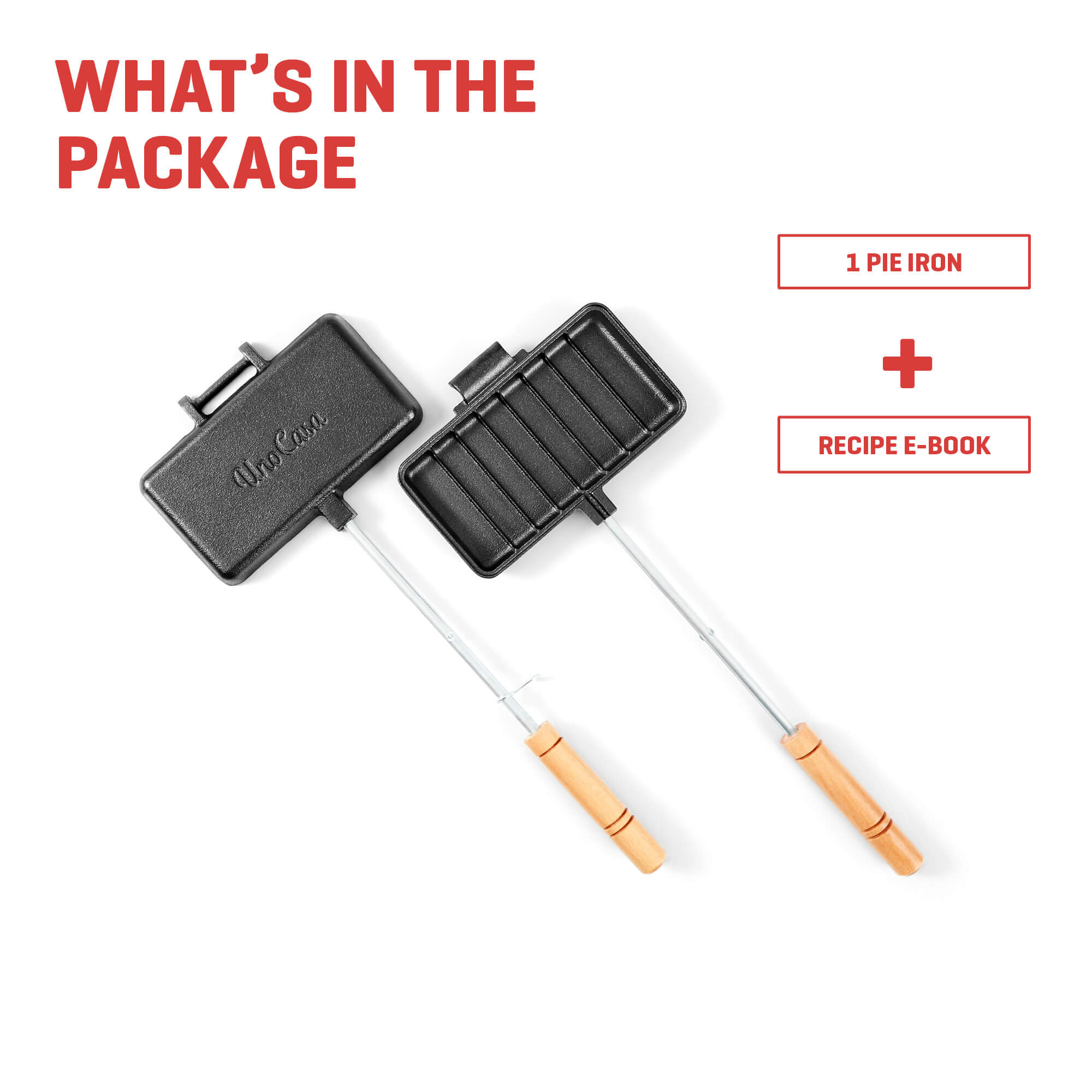 pie iron what&#39;s in the package