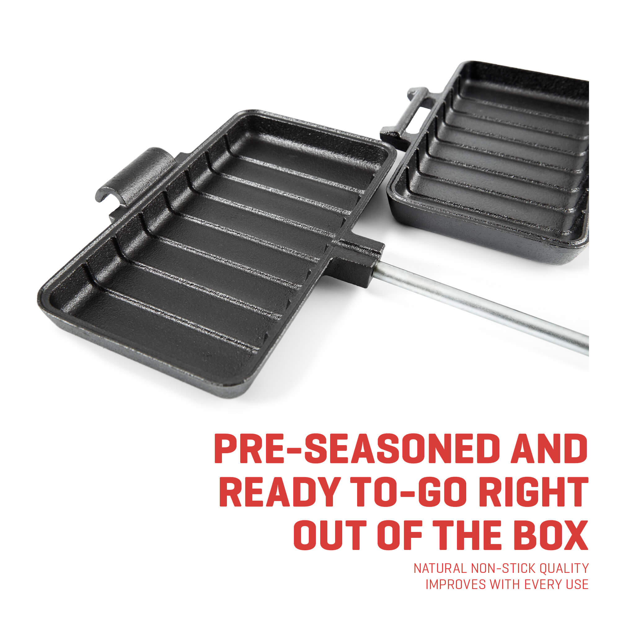 pie iron pre-seasoned