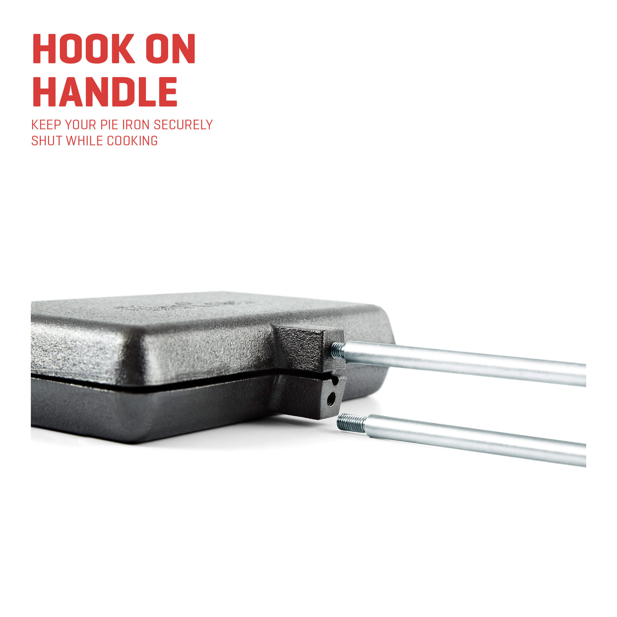pie iron hook on handle