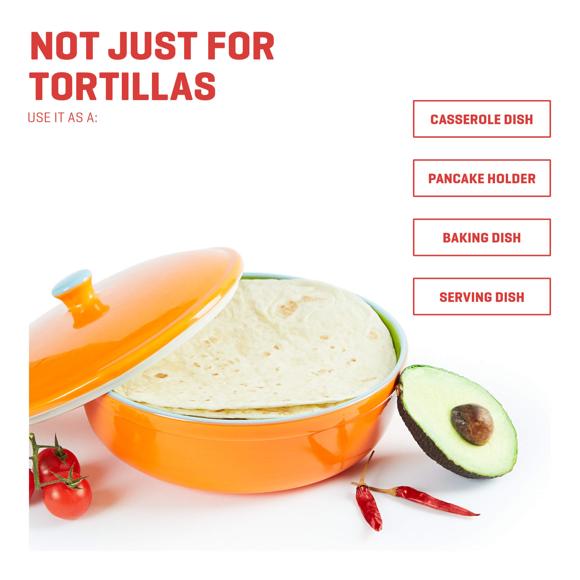 tortilla warmer multiple use